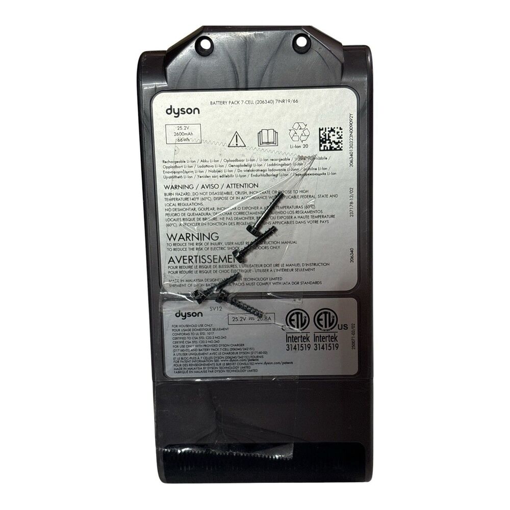 OEM Dyson 25.2V Replacement SV12 Battery For V10 Stick Vacuum Cleaner 2300mAh